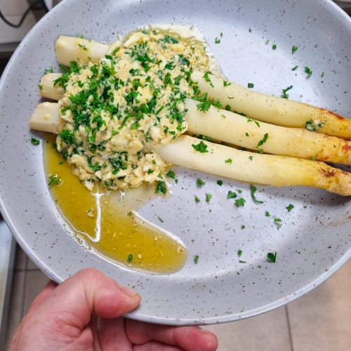 asperges a la flamande